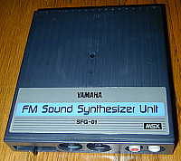 YAMAHA/VICTOR製MSX専用FM音源ユニット　SFG-01